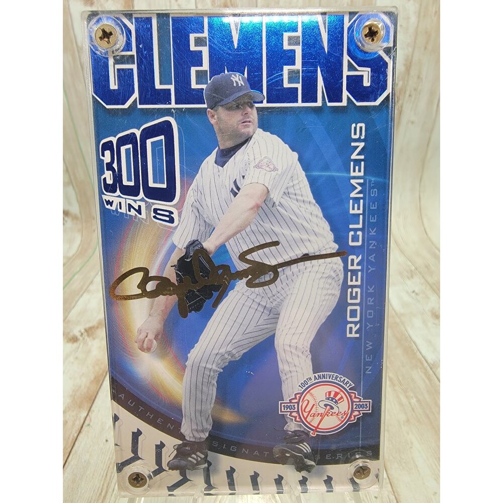Roger Clemens Authentic Image Limited Edition NY Yankees 100th Anniversary